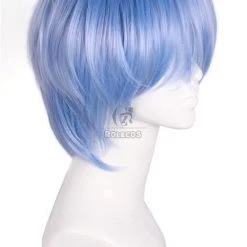 Ayanami Rei Short Light Blue Cosplay Wigs -Anime Costumes store online cw183 2 1