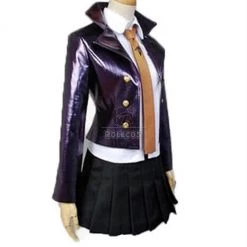 Danganronpa Kyouko Kirigiri Deep Purple Short Dress Cosplay suits 6 Danganronpa Kyouko Kirigiri Deep Purple Short Dress Cosplay suits -Anime Costumes store online danganronpa kyouko kirigiri deep purple short dress cosplay suits2