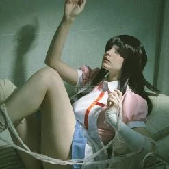 Danganronpa: Trigger Happy Havoc Mikan Tsumiki Cosplay Costume -Anime Costumes store online danganronpa trigger happy havoc mikan tsumiki cosplay costume 1 2