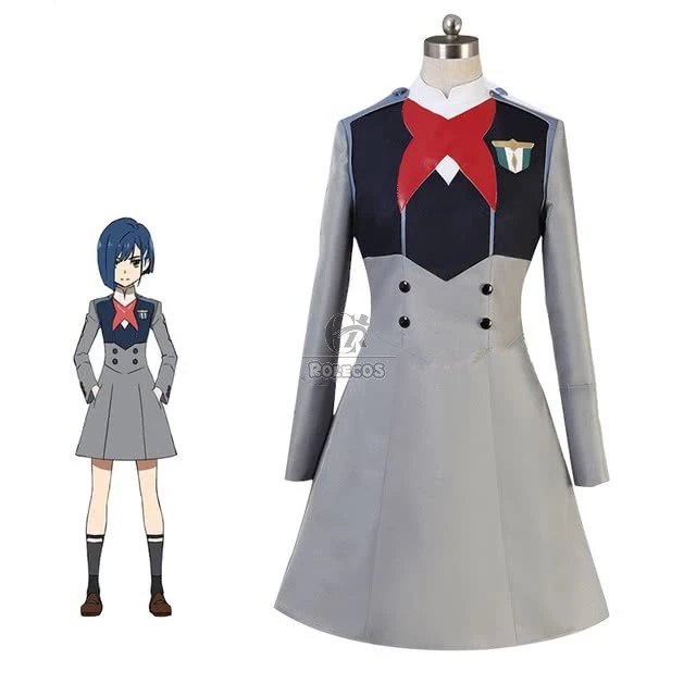 DARLING in the FRANXX Anime Cosplay Ichigo Miku Costumes 1 DARLING in the FRANXX Anime Cosplay Ichigo Miku Costumes