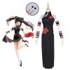 Date A Live Kurumi Tokisaki Cheongsam Cosplay Costume