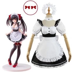Date A Live Kurumi Tokisaki Maid Cosplay Costume
