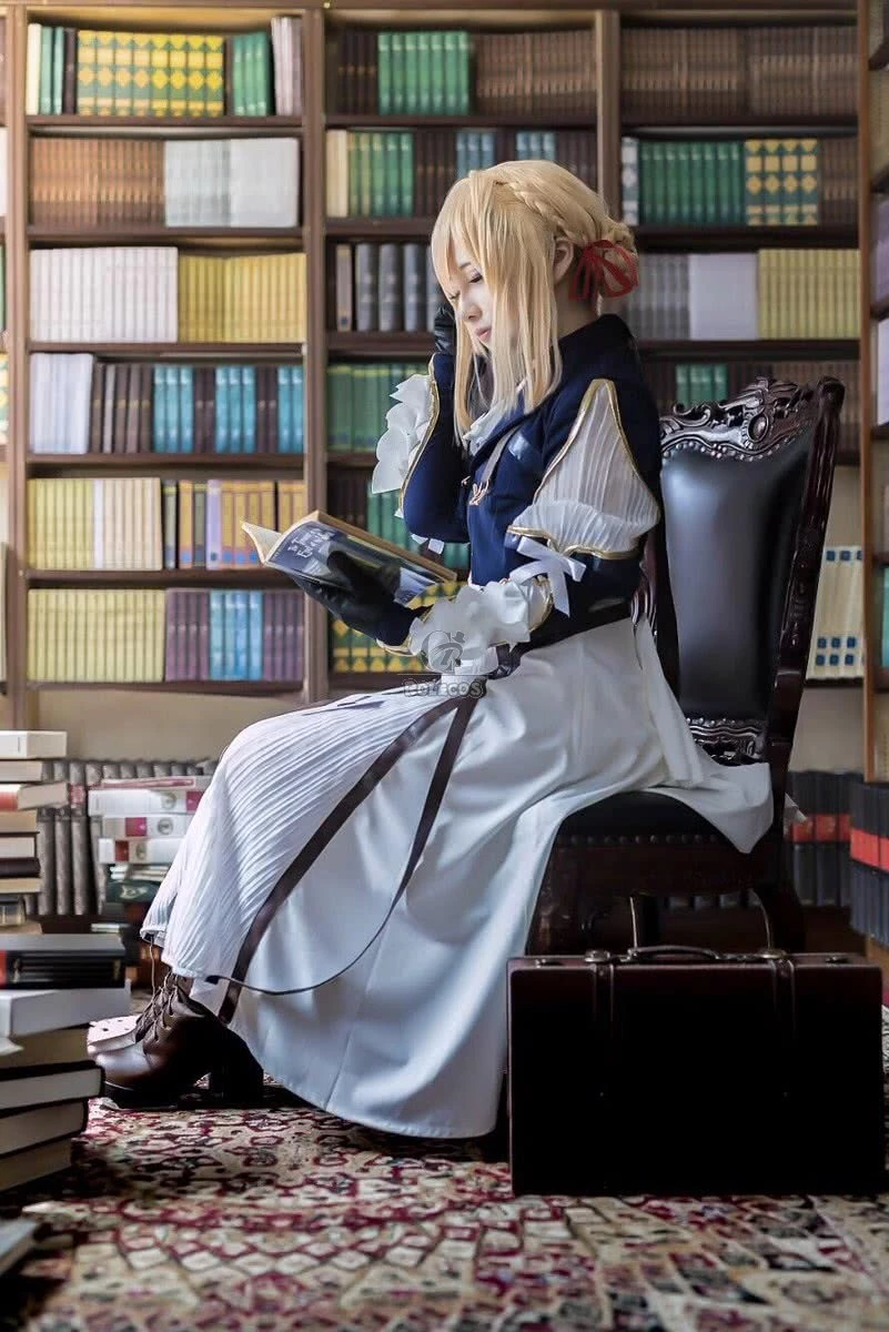 Anime Violet Evergarden Violet Evergarden Cosplay Costumes 5 Anime Violet Evergarden Violet Evergarden Cosplay Costumes - Image 5