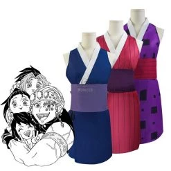 Demon Slayer Entertainment District Arc Uzui Tengen Wife kimono Cosplay Costume