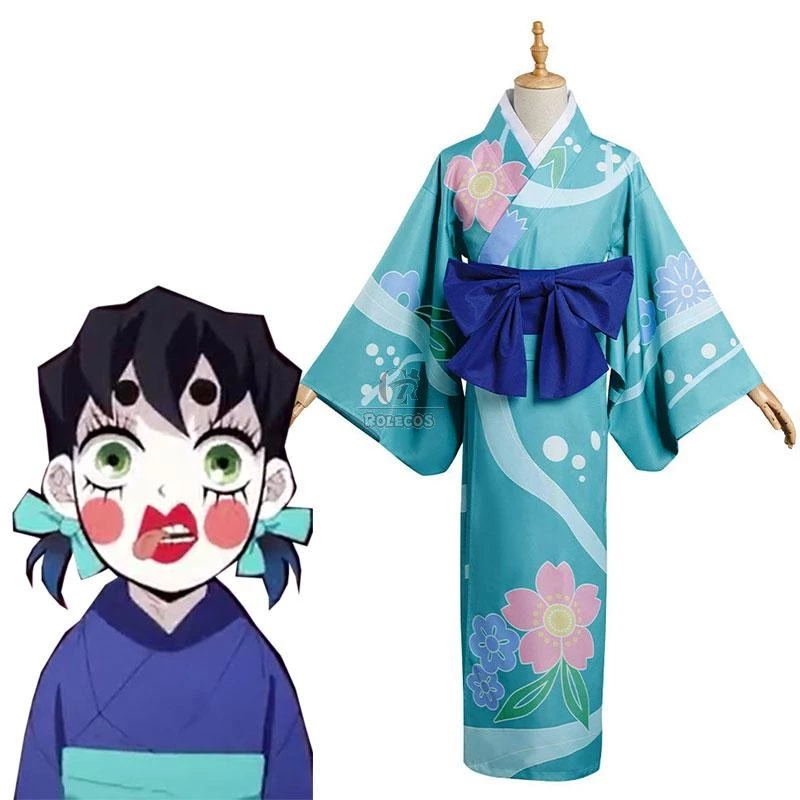 Demon Slayer Entertainment District Arc Hashibira Inosuke Kamado kimono Cosplay Costume