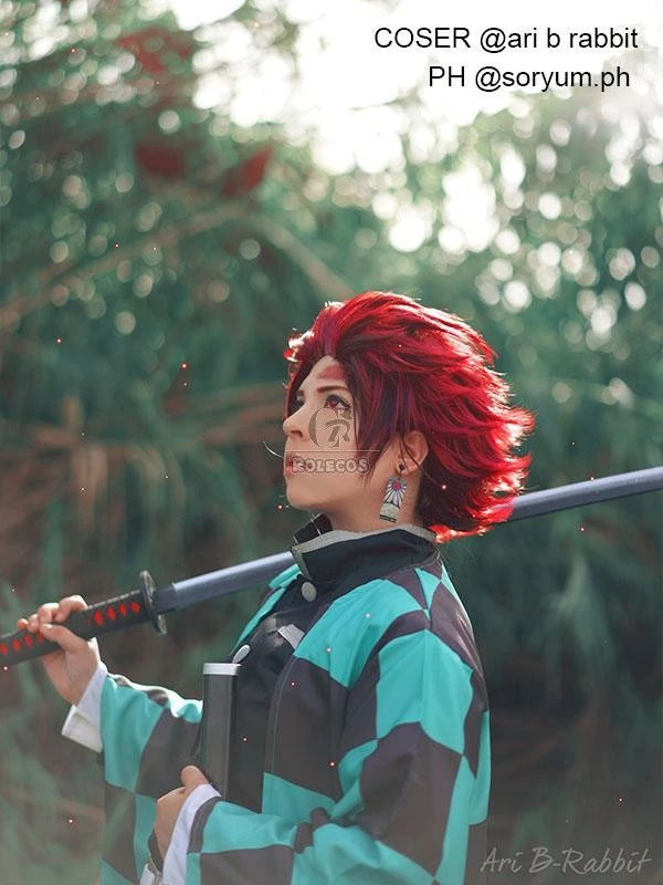 Demon Slayer / Kimetsu no Yaiba Tanjirou Kamado kimono Cosplay Costume - Image 5