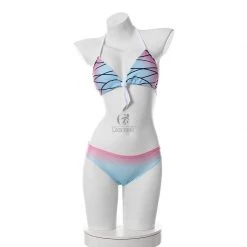 Demon Slayer Kochou Shinobu Swimsuit Cosplay Costume -Anime Costumes store online demon slayer kochou shinobu swimsuit cosplay costume 2