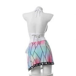 Demon Slayer Kochou Shinobu Swimsuit Cosplay Costume -Anime Costumes store online demon slayer kochou shinobu swimsuit cosplay costume 3
