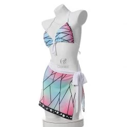 Demon Slayer Kochou Shinobu Swimsuit Cosplay Costume -Anime Costumes store online demon slayer kochou shinobu swimsuit cosplay costume 5