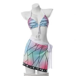 Demon Slayer Kochou Shinobu Swimsuit Cosplay Costume -Anime Costumes store online demon slayer kochou shinobu swimsuit cosplay costume 6