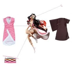 Demon Slayer Nezuko Kamado New Form Kimono Cosplay Costume -Anime Costumes store online demon slayer nezuko kamado new form kimono cosplay costume16