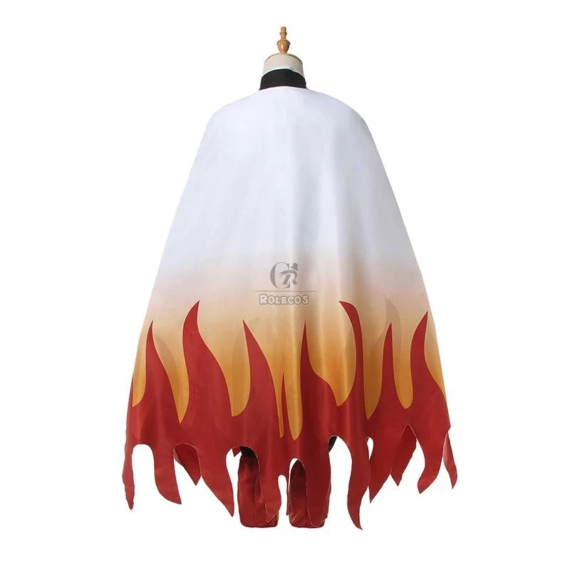 Demon Slayer Rengoku Kyoujurou Male Uniform Cosplay Costume - Image 7