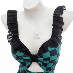 Demon Slayer Tanjirou Kamado Swimsuit Cosplay Costume -Anime Costumes store online demon slayer tanjirou kamado swimsuit cosplay costume5
