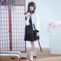 Demon Slayer Tsuyuri Kanao Female Uniform Cosplay Costume -Anime Costumes store online demon slayer tsuyuri kanawo female uniform cosplay costume01