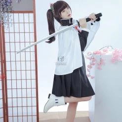 Demon Slayer Tsuyuri Kanao Female Uniform Cosplay Costume -Anime Costumes store online demon slayer tsuyuri kanawo female uniform cosplay costume03