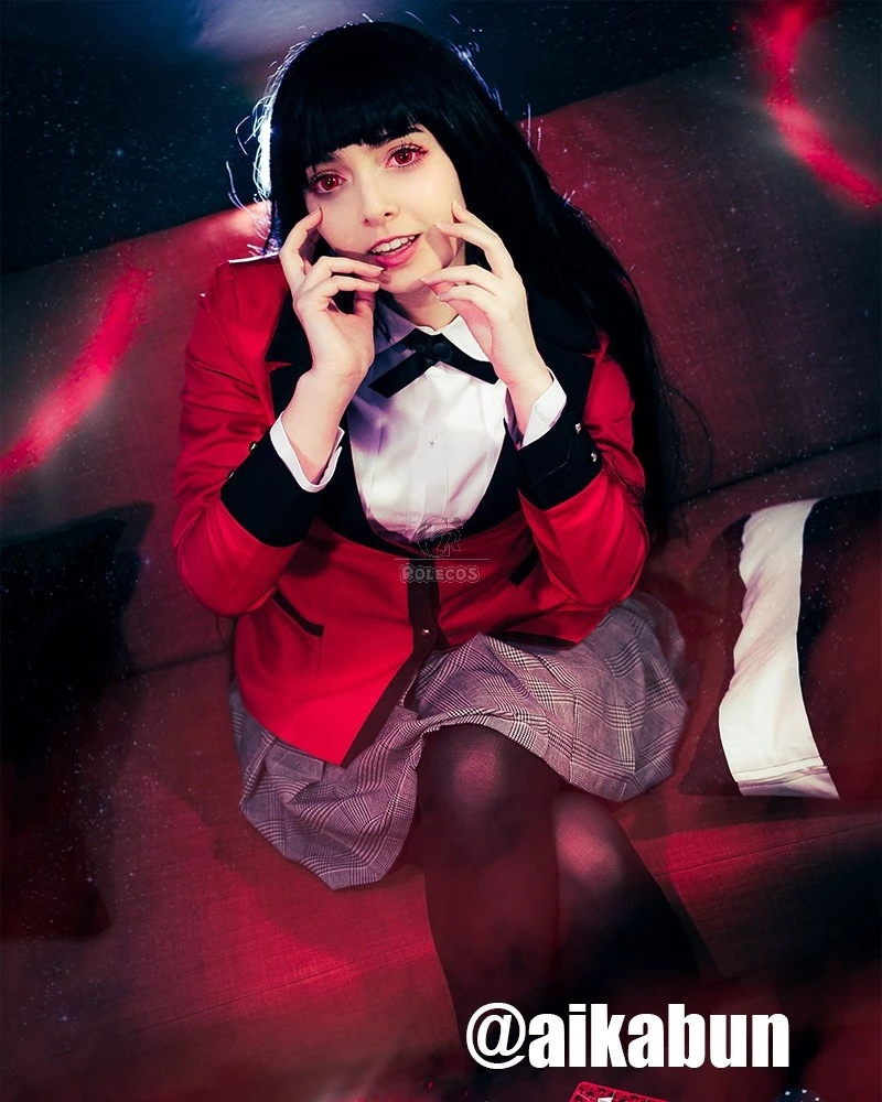 Kakegurui Yumeko Jabami Uniform Cosplay Costumes 2 Kakegurui Yumeko Jabami Uniform Cosplay Costumes - Image 2