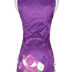 Love Live! Tojo Nozomi Purple Qipao Cosplay Costume 10 Love Live! Tojo Nozomi Purple Qipao Cosplay Costume -Anime Costumes store online dg 0161 2m 4 1