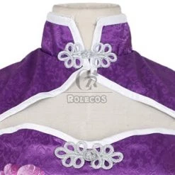 Love Live! Tojo Nozomi Purple Qipao Cosplay Costume 15 Love Live! Tojo Nozomi Purple Qipao Cosplay Costume -Anime Costumes store online dg 0161 2m 5 1