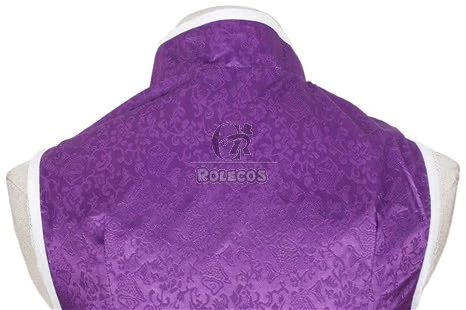 Love Live! Tojo Nozomi Purple Qipao Cosplay Costume 5 Love Live! Tojo Nozomi Purple Qipao Cosplay Costume - Image 5