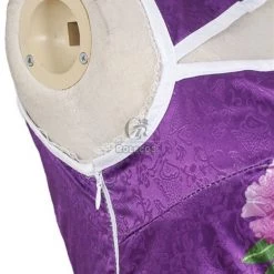 Love Live! Tojo Nozomi Purple Qipao Cosplay Costume 14 Love Live! Tojo Nozomi Purple Qipao Cosplay Costume -Anime Costumes store online dg 0161 2m 8 1