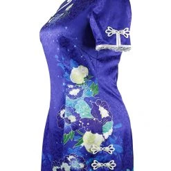 Love Live! Umi Sonoda Blue Printing Qipao Cosplay Costume 11 Love Live! Umi Sonoda Blue Printing Qipao Cosplay Costume -Anime Costumes store online dg 0161 bum 3 1
