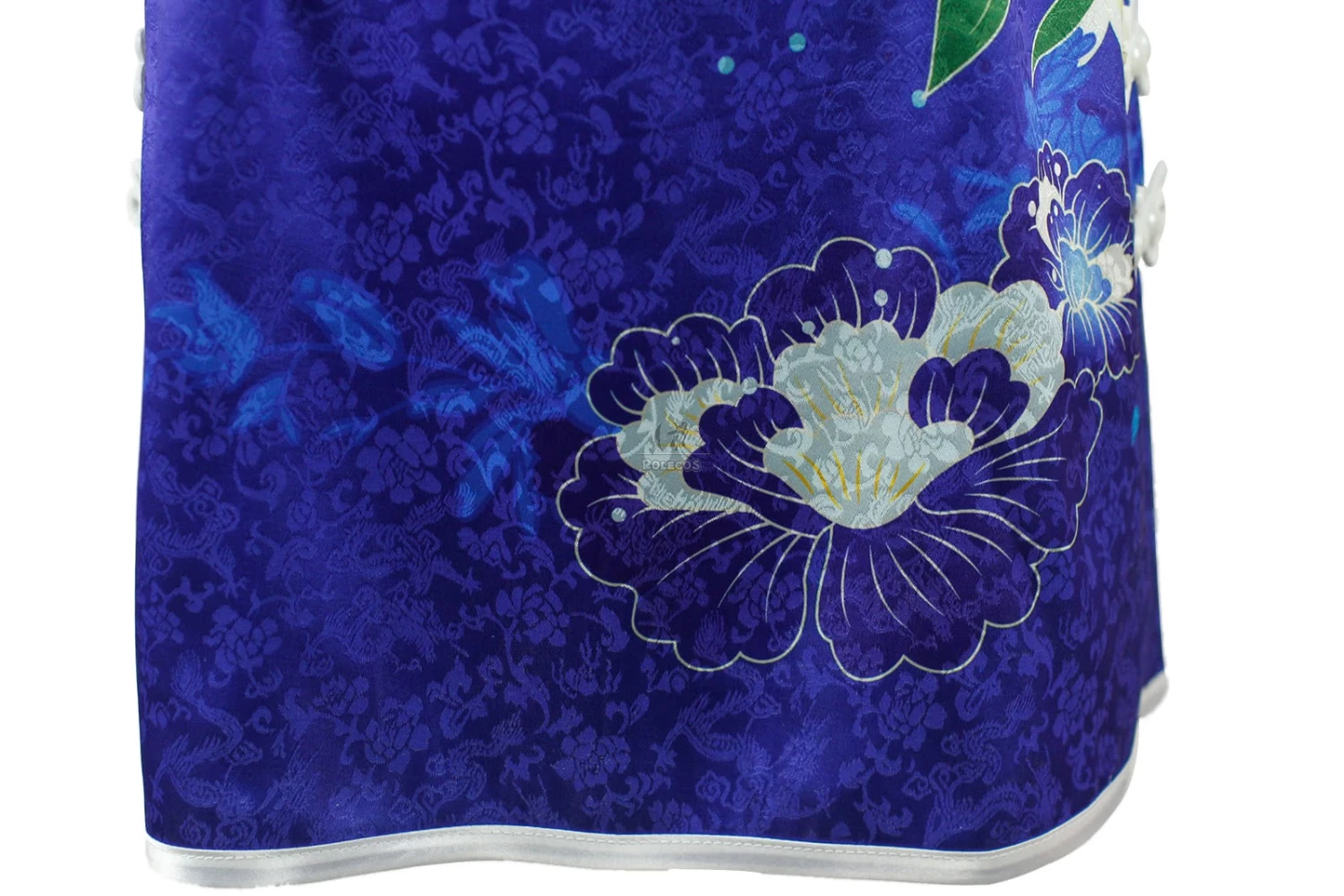 Love Live! Umi Sonoda Blue Printing Qipao Cosplay Costume 6 Love Live! Umi Sonoda Blue Printing Qipao Cosplay Costume - Image 6