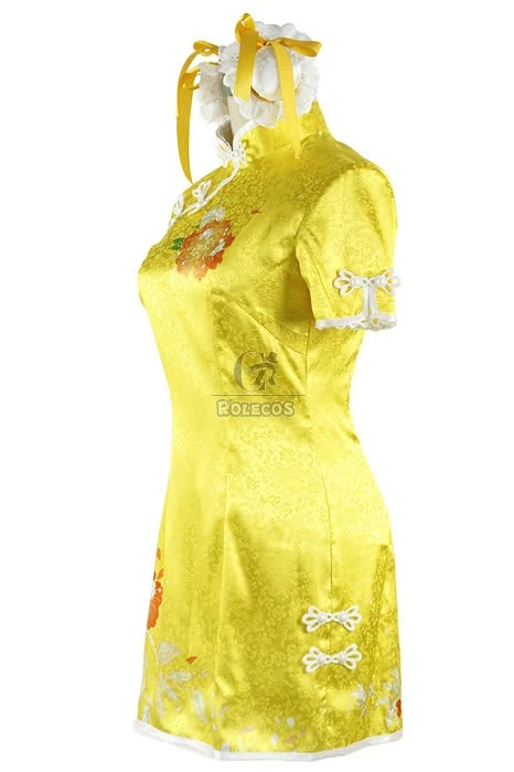 Love Live! Hoshizora Rin Cosplay Costumes Classic Cheongsam 3 Love Live! Hoshizora Rin Cosplay Costumes Classic Cheongsam - Image 3