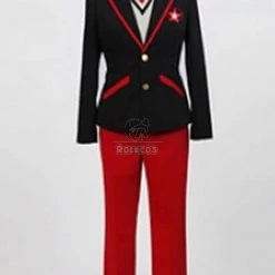 Black and red Cosplay Costumes Mawaru-Penguindrum with trousers