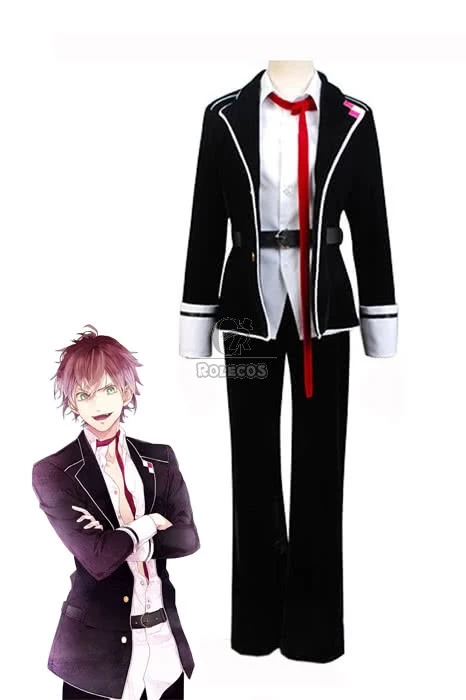 Diabolik Lovers Ayato Sakamaki School Uniform Cosplay Costume 1 Diabolik Lovers Ayato Sakamaki School Uniform Cosplay Costume
