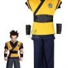Dragon Ball Son Gokū 3th Version Yellow Anime Cosplay Costumes