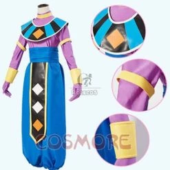 Dragon Ball Super Beerus Blue Anime Cosplay Costumes -Anime Costumes store online dragon ball super beerus blue anime cosplay cost 4