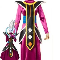 Dragon Ball Super Whis Purple Anime Cosplay Costumes