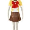 Macross Frontier Ranka Lee Girl School Uniform Cosplay Costume