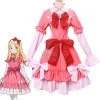 Eromanga Sensei Elf Yamada Pink Dress Anime Cosplay Costumes