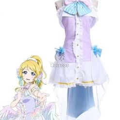 Love Live Eli Ayase White Valentine's Day Uniform Cosplay Costumes