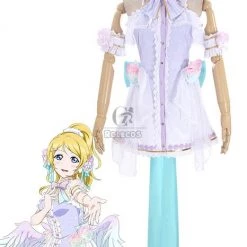 Love Live Eli Ayase White Valentine's Day Cosplay Costume