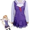 Saekano: How to Raise a Boring Girlfriend Eriri Spencer Sawamura Purple Dress Anime Cosplay Costumes