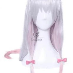 Eromanga Sensei Izumi Sagiri Long Silver Mixed Pink Anime Cosplay Girls Wigs 10 Eromanga Sensei Izumi Sagiri Long Silver Mixed Pink Anime Cosplay Girls Wigs -Anime Costumes store online eromanga sensei lzumi sagiri