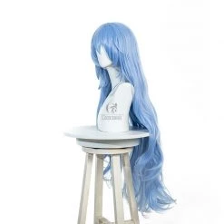 【Ready To Ship】Rei Blue Long Curly Cosplay Wigs -Anime Costumes store online eva rei blue long curly cosplay wigs3