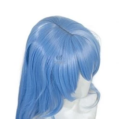 【Ready To Ship】Rei Blue Long Curly Cosplay Wigs -Anime Costumes store online eva rei blue long curly cosplay wigs5