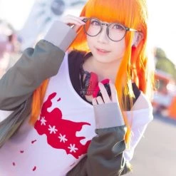 Futaba Sakura Persona 5 Brown Game Cosplay Costumes -Anime Costumes store online f43yh