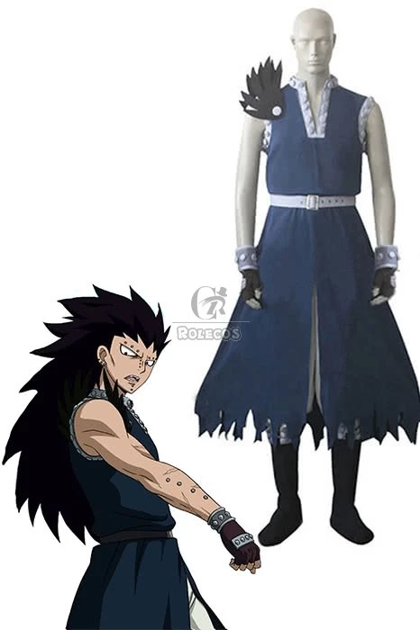 Fairy Tail Dragon Slayer Gajeel Redfox Cosplay Costume 1 Fairy Tail Dragon Slayer Gajeel Redfox Cosplay Costume