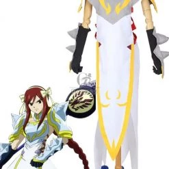 Fairy Tail Erza Scarlet Lightning Empress Armor Cosplay Costume