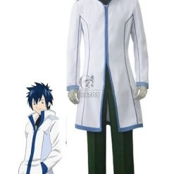 Fairy Tail Gray Fullbuster White Cosplay Costume