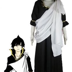 Fairy Tail Zeref Cosplay Costume With Cool White