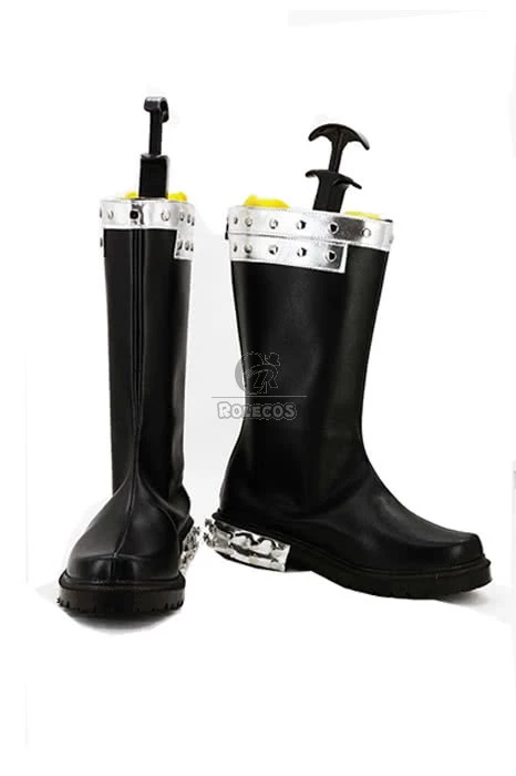 Fairy Tail Gajeel Redfox Boots Anime Cosplay Shoes For Christmas Custom Made 2 Fairy Tail Gajeel Redfox Boots Anime Cosplay Shoes For Christmas Custom Made - Image 2