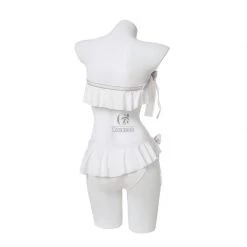 FATE FGO Abigail Williams Summer White Swimsuit Cosplay Costume -Anime Costumes store online fate fgo abigail williams summer white swimsuit cosplay costume 7