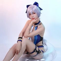 FATE FGO Tomoe Gozen Swimsuit Cosplay Costume -Anime Costumes store online fate fgo tomoe gozen swimsuit cosplay costume 3 1