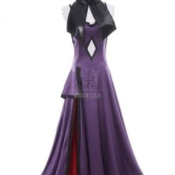 Fate Grand Order Fate Go Black Ruler Jeanne DArc Long Purple Dress Game Cosplay Costumes 18 Fate Grand Order Fate Go Black Ruler Jeanne DArc Long Purple Dress Game Cosplay Costumes -Anime Costumes store online fate go black joan of arc