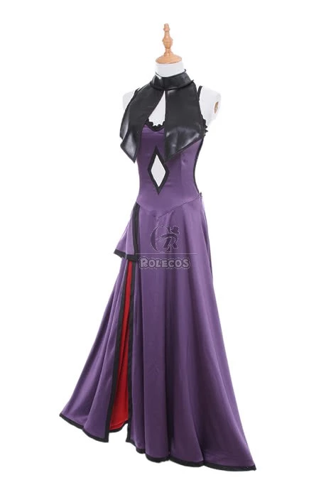 Fate Grand Order Fate Go Black Ruler Jeanne DArc Long Purple Dress Game Cosplay Costumes 7 Fate Grand Order Fate Go Black Ruler Jeanne DArc Long Purple Dress Game Cosplay Costumes - Image 7